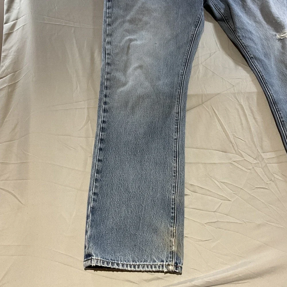 Lands' End Men's Straight Fit Jeans Size 38/30 Blue Denim Casual Classic Pants